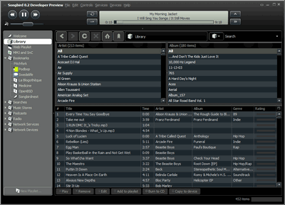 Songbird - Free Music Player That Looks Like Itunes 1