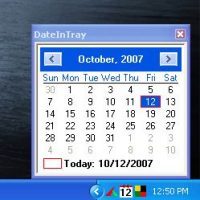 Dateintray - Displays The Date In The Windows Tray