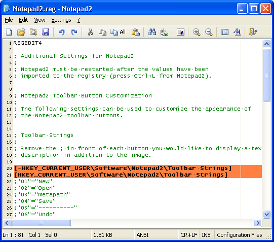 Notepad2 - Just Like Notepad But With More Features
