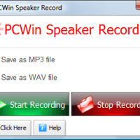 Pcwin Speaker Record - Records Everything You Hear From Your Speakers