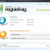 Quicksys Regdefrag - Free Utility To Defrag Registry