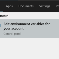 Edit environment variables for your account