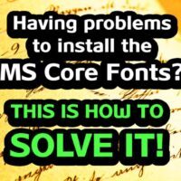 Got Mscorefonts installation problems? [SOLVED!]